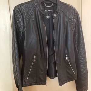Faux Leather Jacket